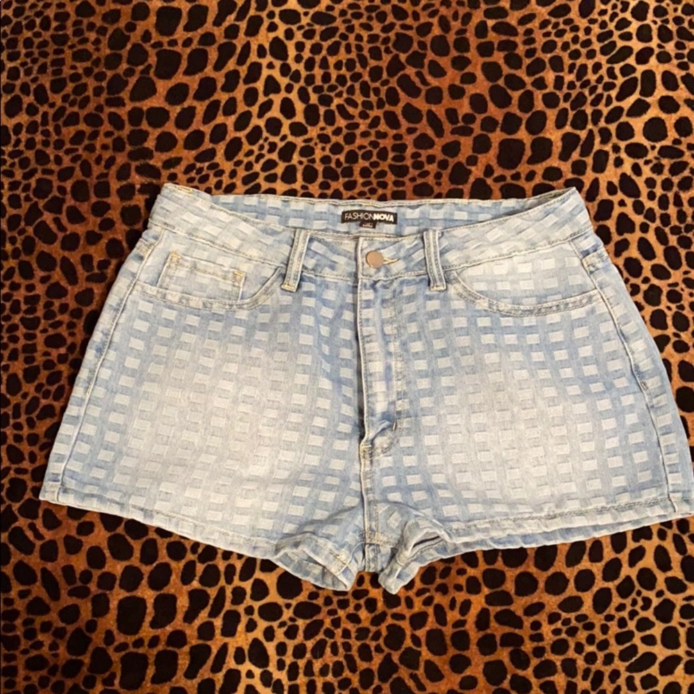 Blue shorts